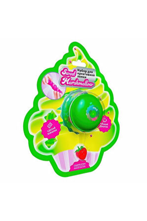 Macaron Kutuda Marshmallow Elma Slime Kız Erkek Çocuk Oyuncak Eğitici Oyuncaklar