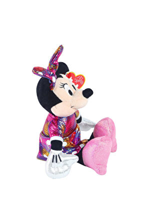 TY Sparkle Sesli Peluş Minnie Mouse Rainbow 21cm Kız Erkek Çocuk Oyuncak Eğitici Oyuncaklar