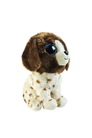 TY Beanie Boos Kahverengi Benekli Peluş Köpek Muddles 15cm Kız Erkek Çocuk Oyuncak Eğitici Oyuncakla
