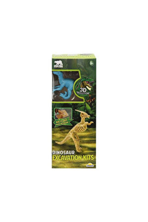 Crazoo Dinozor Figürlü 3D Kazı Seti -1adet stokta olan gönderilir Kız Erkek Çocuk Oyuncak Eğitici Oy