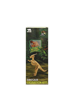Crazoo Dinozor Figürlü 3D Kazı Seti -1adet stokta olan gönderilir Kız Erkek Çocuk Oyuncak Eğitici Oy