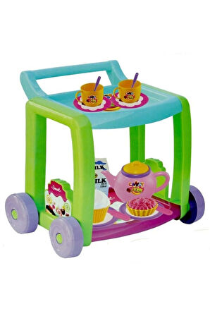 Dede Candy Ken Çay Servis Arabası Kız Erkek Çocuk Oyuncak Eğitici Oyuncaklar