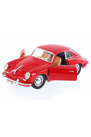1:24 Bburago Porsche 356 B Coupe 1961 Kız Erkek Çocuk Oyuncak Eğitici Oyuncaklar