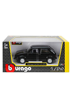 Bburago 1:24 Volswagen Golf Mk1 GTI 1979 Model Araba Kız Erkek Çocuk Oyuncak Eğitici Oyuncaklar