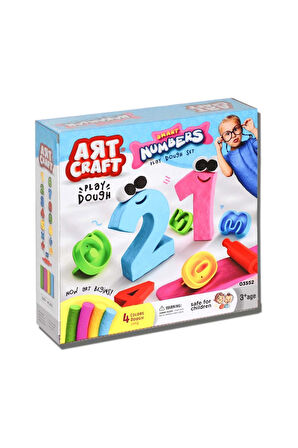 Dede 3D Rakamlar Oyun Hamuru Seti Kız Erkek Çocuk Oyuncak Eğitici Oyuncaklar