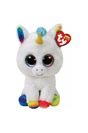 Ty Beani Boos Pixie Tek Boynuzlu At Peluş 25cm Kız Erkek Çocuk Oyuncak Eğitici Oyuncaklar