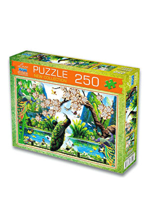 250 Parça Tavus Kuşu Puzzle - LC7191 Kız Erkek Çocuk Oyuncak Eğitici Oyuncaklar
