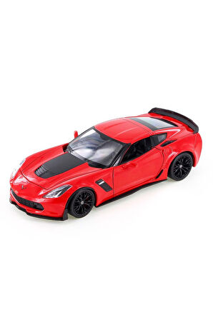 Welly 1:24 2017 Chevrolet Corvette Z06 Kız Erkek Çocuk Oyuncak Eğitici Oyuncaklar