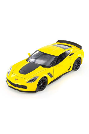 Welly 1:24 2017 Chevrolet Corvette Z06 Kız Erkek Çocuk Oyuncak Eğitici Oyuncaklar