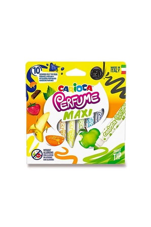 Carioca Kokulu Jumbo Keçeli Boya Kalemi 10'lu Kız Erkek Çocuk Oyuncak Eğitici Oyuncaklar