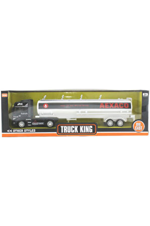 Çek Bırak Die Cast Siyah Kafalı Tanker Kız Erkek Çocuk Oyuncak Eğitici Oyuncaklar