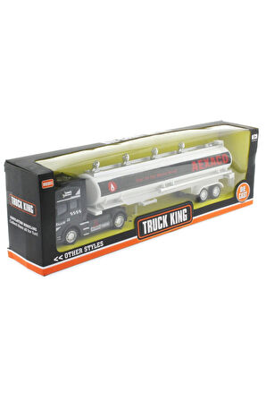 Çek Bırak Die Cast Siyah Kafalı Tanker Kız Erkek Çocuk Oyuncak Eğitici Oyuncaklar