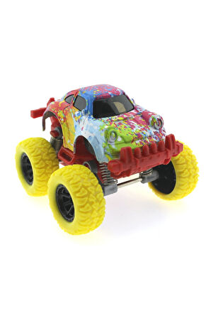 Die Cast Batik Desenli Sarı Teker Araba Kız Erkek Çocuk Oyuncak Eğitici Oyuncaklar