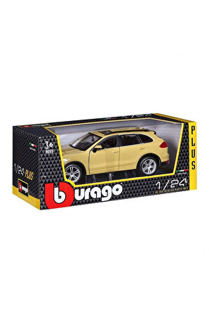 Bburago 1:24 Porsche Cayenne Turbo Plus Sarı Model Araba Kız Erkek Çocuk Oyuncak Eğitici Oyuncaklar
