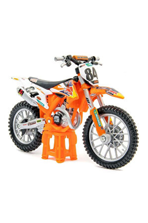 Bburago 1:18 KTM 450 Model Motor Kız Erkek Çocuk Oyuncak Eğitici Oyuncaklar