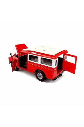 Bburago 1:24 Land Rover Series II Model Araba Kız Erkek Çocuk Oyuncak Eğitici Oyuncaklar