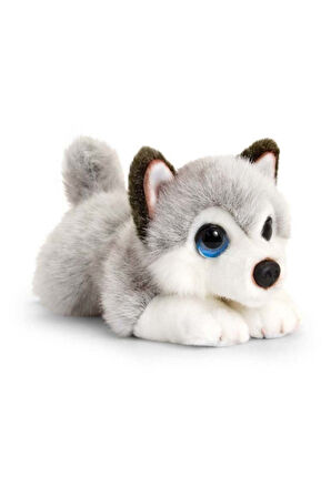 Peluş Köpek Husky 25cm Kız Erkek Çocuk Oyuncak Eğitici Oyuncaklar