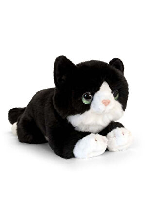 Peluş Siyah Kedi 25cm Kız Erkek Çocuk Oyuncak Eğitici Oyuncaklar