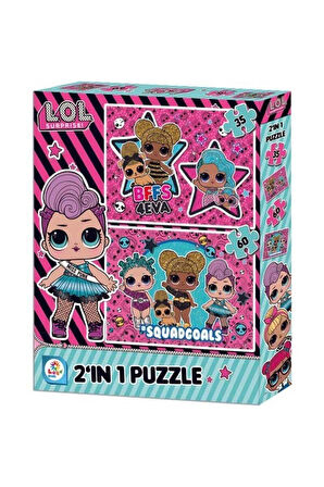 LOL 2in1 Puzzle Kız Erkek Çocuk Oyuncak Eğitici Oyuncaklar