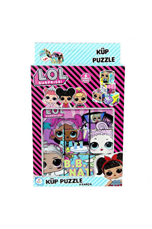 LOL Küp Puzzle 9 Parça Kız Erkek Çocuk Oyuncak Eğitici Oyuncaklar