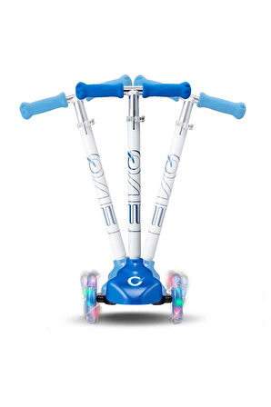 Evo Işıklı Move N Groove Mavi Üç Tekerlekli Scooter Kız Erkek Çocuk Oyuncak Eğitici Oyuncaklar