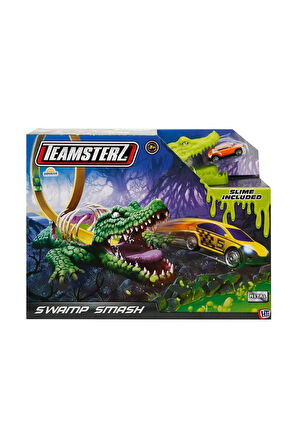 Teamsterz Timsah Saldırısı Slime Pist Seti Kız Erkek Çocuk Oyuncak Eğitici Oyuncaklar