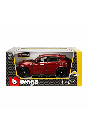 Bburago 1:24 Alfa Romeo Stelvio Model Araba Kız Erkek Çocuk Oyuncak Eğitici Oyuncaklar