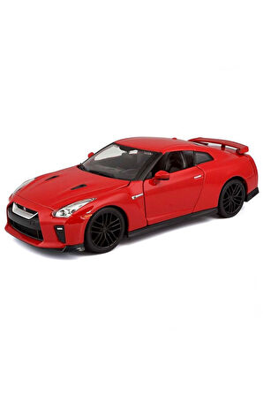 Bburago 1:24 Nissan GT-R 2017 Model Araba Kız Erkek Çocuk Oyuncak Eğitici Oyuncaklar