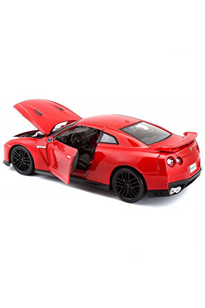 Bburago 1:24 Nissan GT-R 2017 Model Araba Kız Erkek Çocuk Oyuncak Eğitici Oyuncaklar