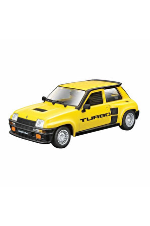 Bburago 1:24 Renault 5 Turbo Model Araba Kız Erkek Çocuk Oyuncak Eğitici Oyuncaklar