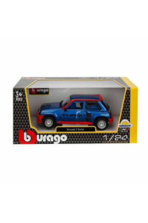 Bburago 1:24 Renault 5 Turbo Model Araba Kız Erkek Çocuk Oyuncak Eğitici Oyuncaklar