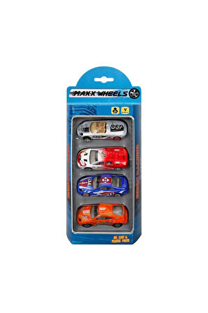 Street Machine 4'lü Mini Araçlar Kız Erkek Çocuk Oyuncak Eğitici Oyuncaklar