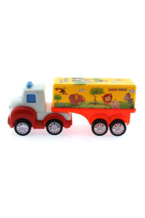 Çek Bırak Mini Sevimli Sarı Tır Kız Erkek Çocuk Oyuncak Eğitici Oyuncaklar
