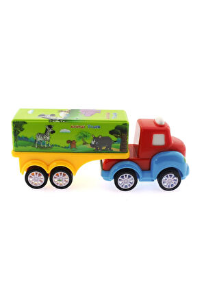 Çek Bırak Mini Sevimli Yeşil Tır Kız Erkek Çocuk Oyuncak Eğitici Oyuncaklar