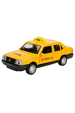 1:32 Sesli ve Işıklı Taksi 13cm Kız Erkek Çocuk Oyuncak Eğitici Oyuncaklar