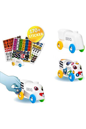 Brio Sticker Yapıştırmalı Tren 33979 Kız Erkek Çocuk Oyuncak Eğitici Oyuncaklar