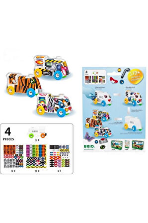 Brio Sticker Yapıştırmalı Tren 33979 Kız Erkek Çocuk Oyuncak Eğitici Oyuncaklar