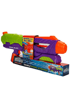 Water Warriors Spiral Blast Su Tabancası Kız Erkek Çocuk Oyuncak Eğitici Oyuncaklar