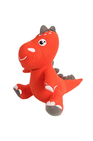 Dino Peluş Oyuncak Turuncu 25cm Kız Erkek Çocuk Oyuncak Eğitici Oyuncaklar