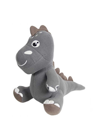 Dino Peluş Oyuncak Gri 25cm Kız Erkek Çocuk Oyuncak Eğitici Oyuncaklar