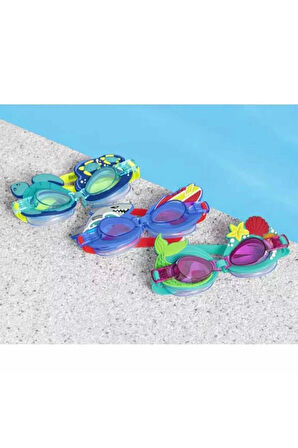 Hydro Swim Deniz Gözlüğü 21080 - 1adet Stokta Olan Gönderilir Kız Erkek Çocuk Oyuncak Eğitic