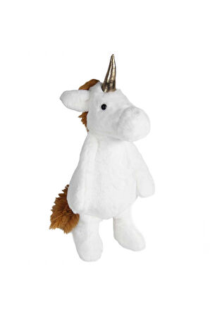 Uyku Arkadaşı Peluş Unicorn Beyaz 50cm Kız Erkek Çocuk Oyuncak Eğitici Oyuncaklar