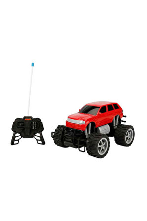 Sunman 1:18 Kumandalı Jumbo Wheels Usb Şarjlı Araba 26cm Kız Erkek Çocuk Oyuncak Eğitici Oyuncaklar