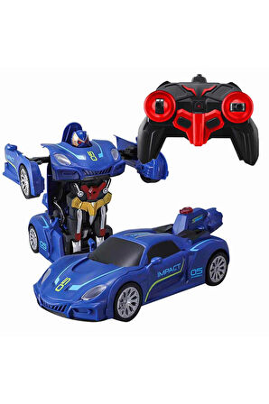 Transforming Robot Racer Kumandalı Sesli ve Işıklı Robot Kız Erkek Çocuk Oyuncak Eğitici Oyuncaklar