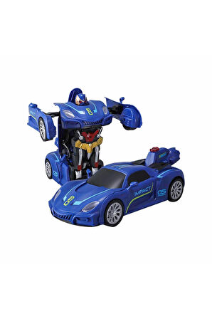 Transforming Robot Racer Kumandalı Sesli ve Işıklı Robot Kız Erkek Çocuk Oyuncak Eğitici Oyuncaklar