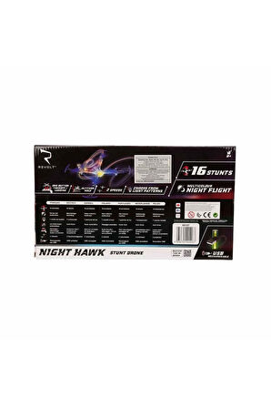 Night Hawk Işıklı USB Şarjlı Uzaktan Kumandalı Drone Kız Erkek Çocuk Oyuncak Eğitici Oyuncaklar