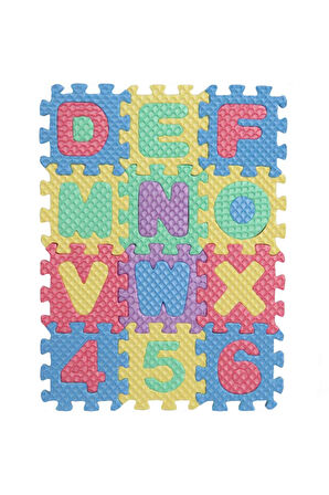 Eva Mini Puzzle Mat - Kutu Ölçüleri : 16 x 13 x 3,5cm Kız Erkek Çocuk Oyuncak Eğitici Oyuncaklar