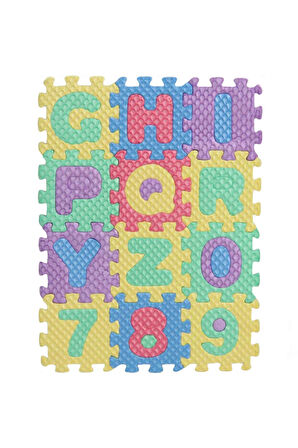 Eva Mini Puzzle Mat - Kutu Ölçüleri : 16 x 13 x 3,5cm Kız Erkek Çocuk Oyuncak Eğitici Oyuncaklar