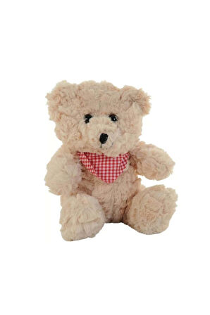 78754 Peluş 22cm Fularlı Atkılı Ayı Kız Erkek Çocuk Oyuncak Eğitici Oyuncaklar