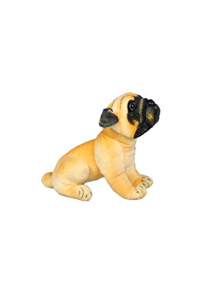 Havlayan Pug Köpek Peluş Oyuncak 25cm Kız Erkek Çocuk Oyuncak Eğitici Oyuncaklar